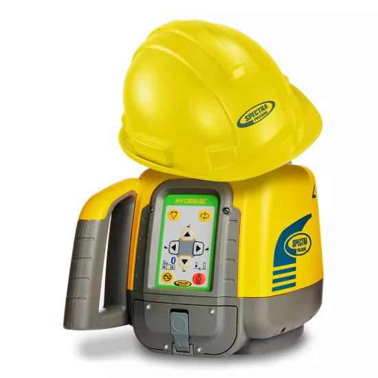 Spectra Precision HV1305C-BSC - Red Beam Laser Level Kit with Battery and Charger