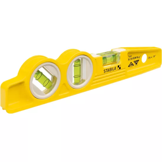 Stabila 10" Type 81 SV REM W45 Magnetic Die-Cast Torpedo Level