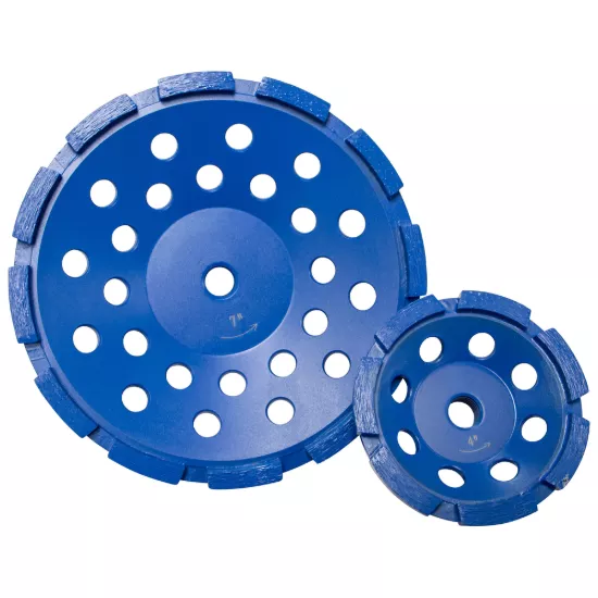 Star Blue Double Row Cup Grinder - 7" x 5/8"-11