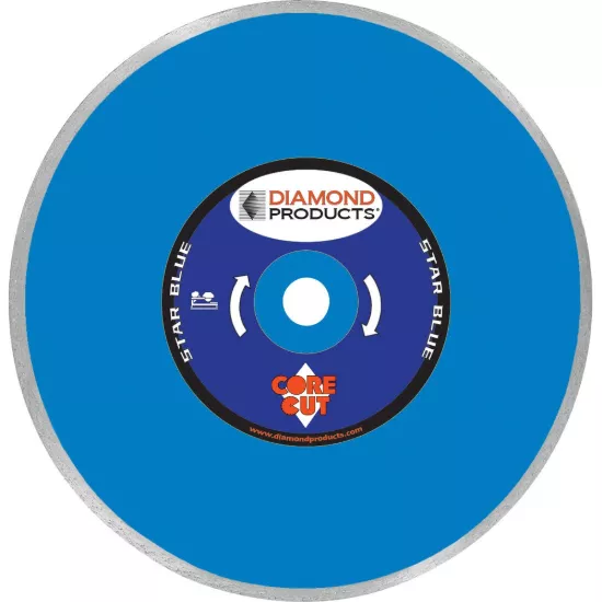 Star Blue Tile Diamond Blade - 8" x .060 x 5/8"
