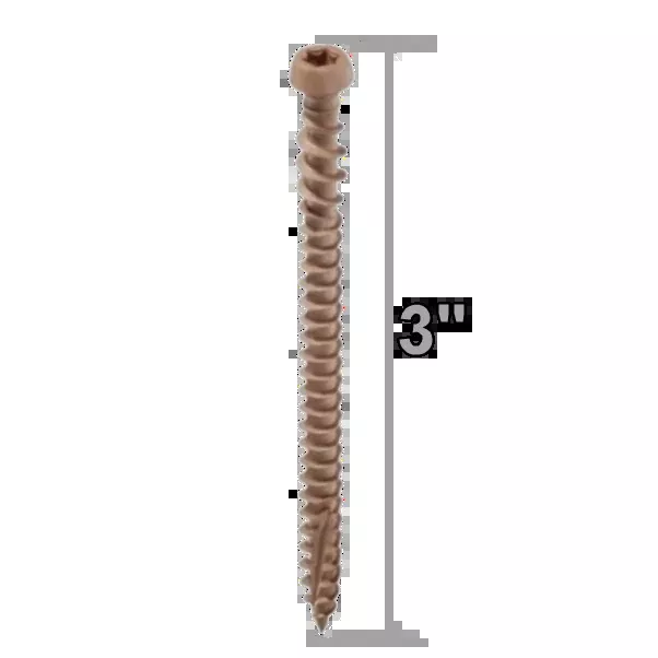 Starborn CAP-TOR Carbon Steel 3" Screws