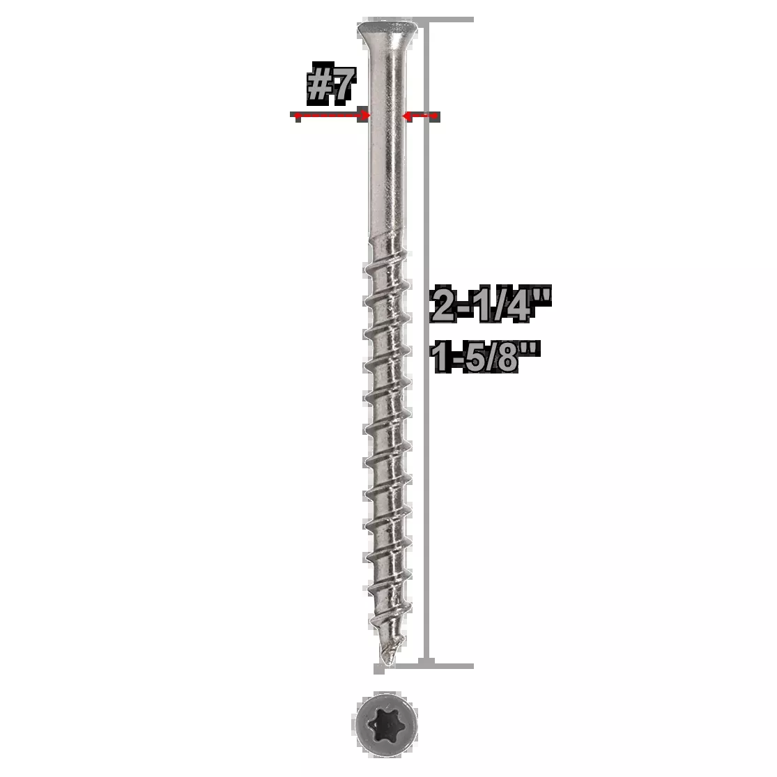 Starborn Headcote #7 Trim-Head Screws