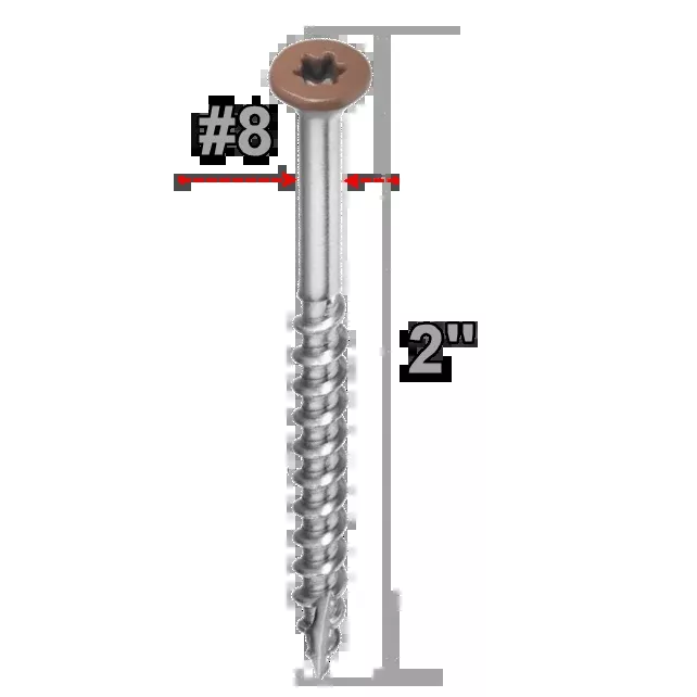 Starborn Headcote #8 Flat-Head Screws