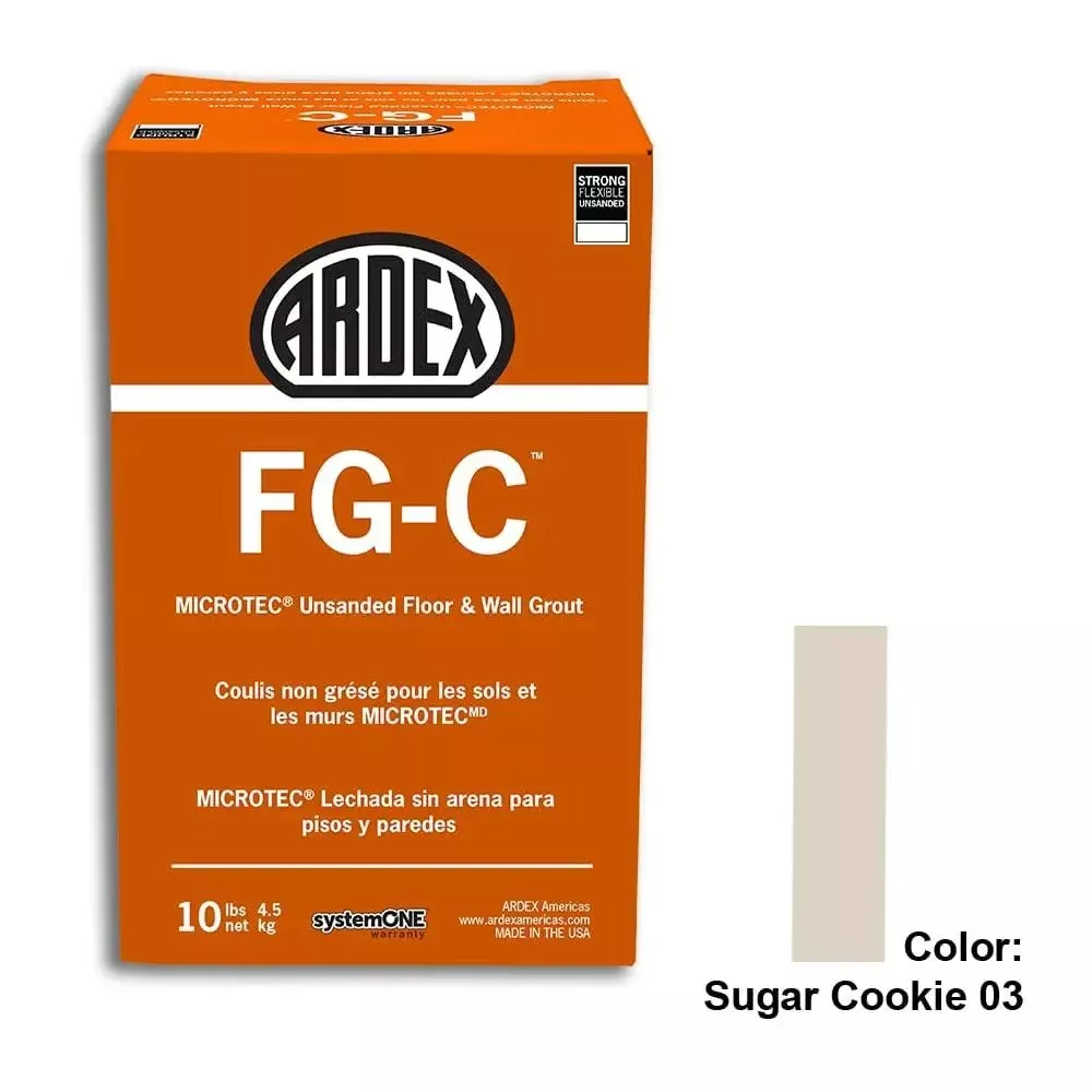 Sugar Cookie Tile Setting Materials Fg-c Unsanded Grout Various