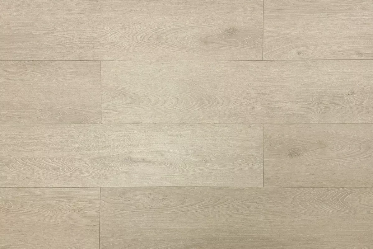 Summa Timeless Pearl 9-1/4x60 EIR Micro-Bevel Matte AC5 Waterproof Laminate Flooring