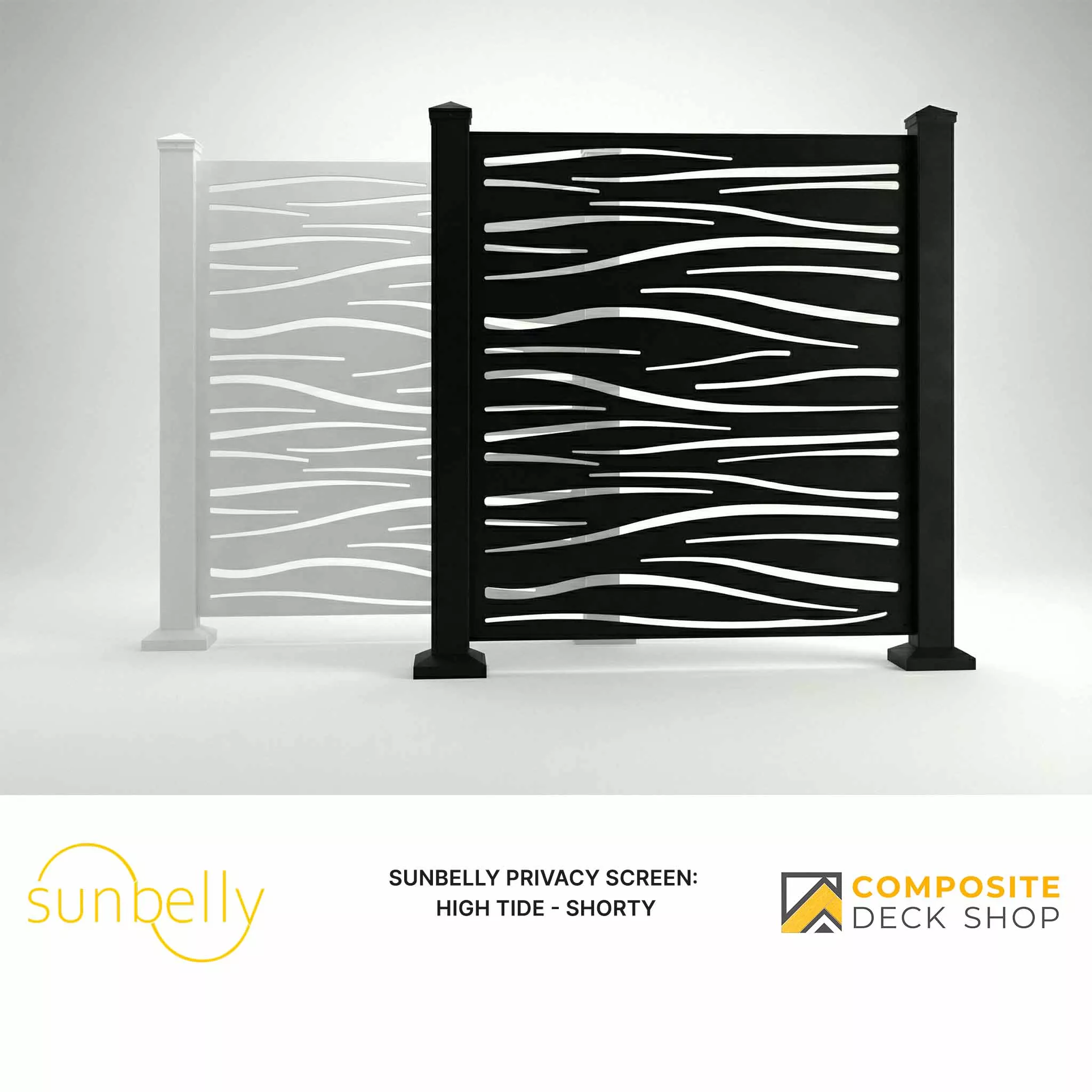 Sunbelly Privacy Screen - High Tide - Shorty