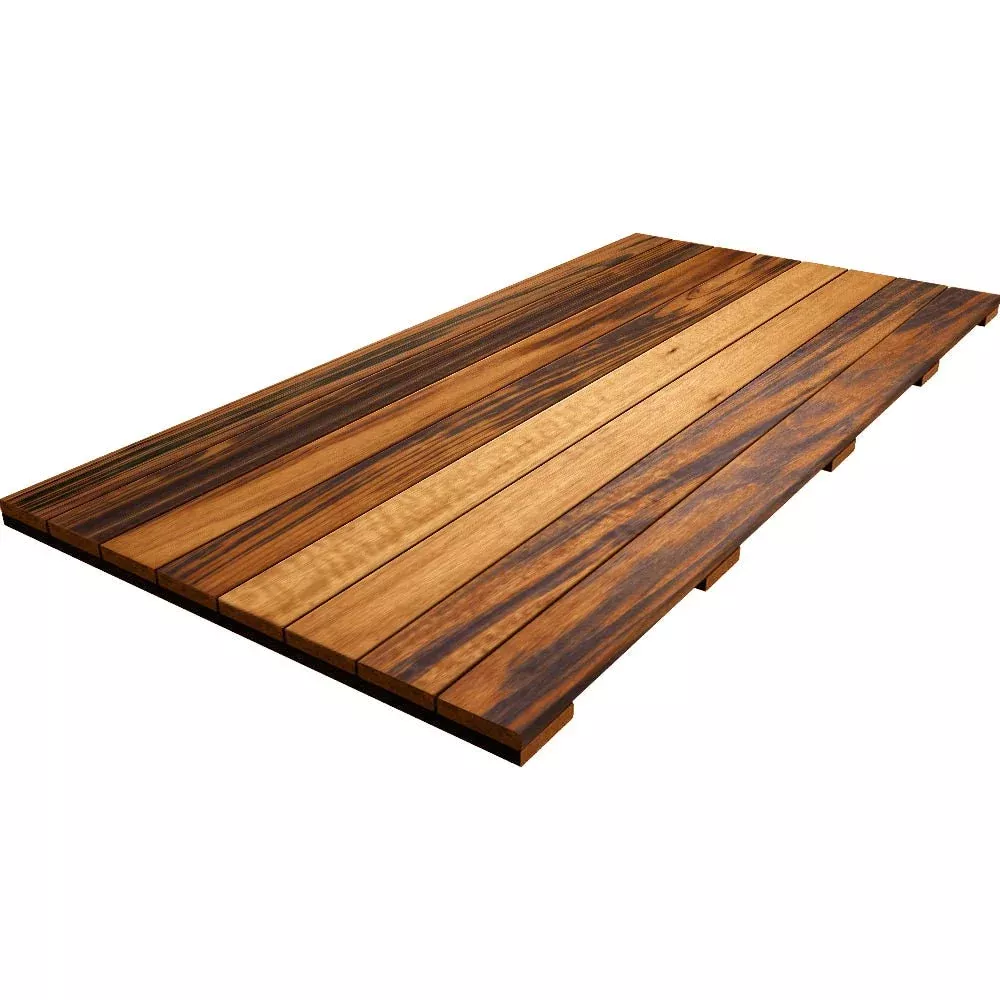 Tigerwood Advantage Deck Tiles 24 x 48 - Smooth