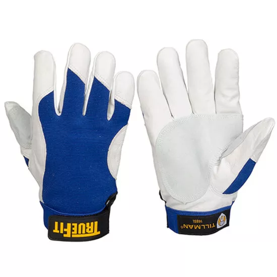 Tillman Pearl Pig Blue Spandex Thin LG Glove