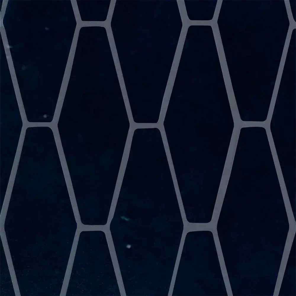 Tourmaline Crackled Longest Hexagon Ceramic Tiles 3x8