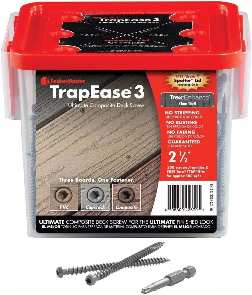 TrapEase 3 Composite Screws 350 pc