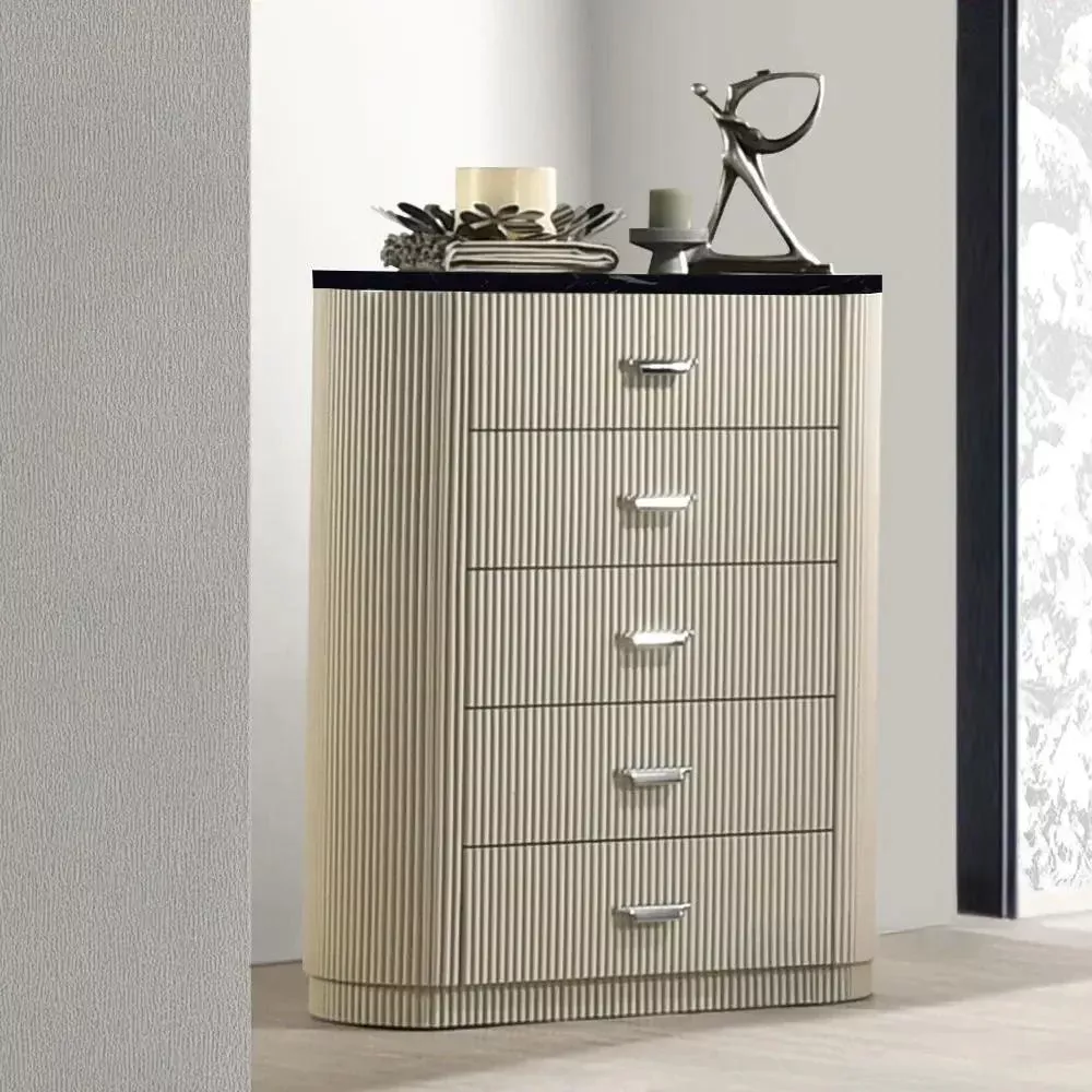 Travonte - Chest - Gray / Beige