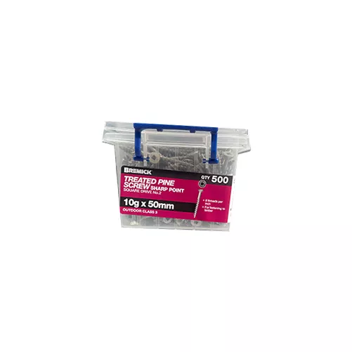 Treated Pine Screw 10g x 50mm Gal Timber Screws Box of 500