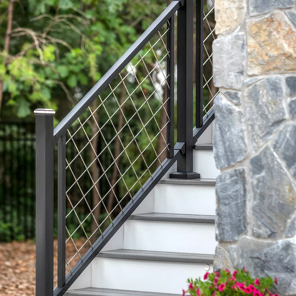 Trex Signature Stair Rail Kit, Mesh