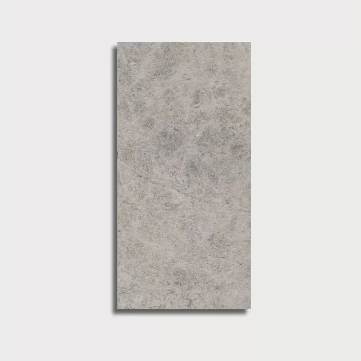 Tundra Grey Leather Marble Pavers 6x12