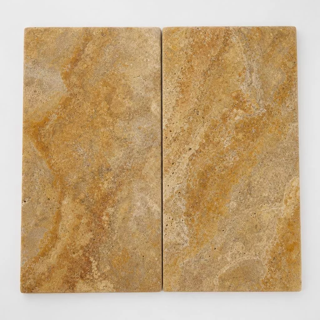 Tuscany Scabas 12x24 HUF 3CM Travertine Pool Coping