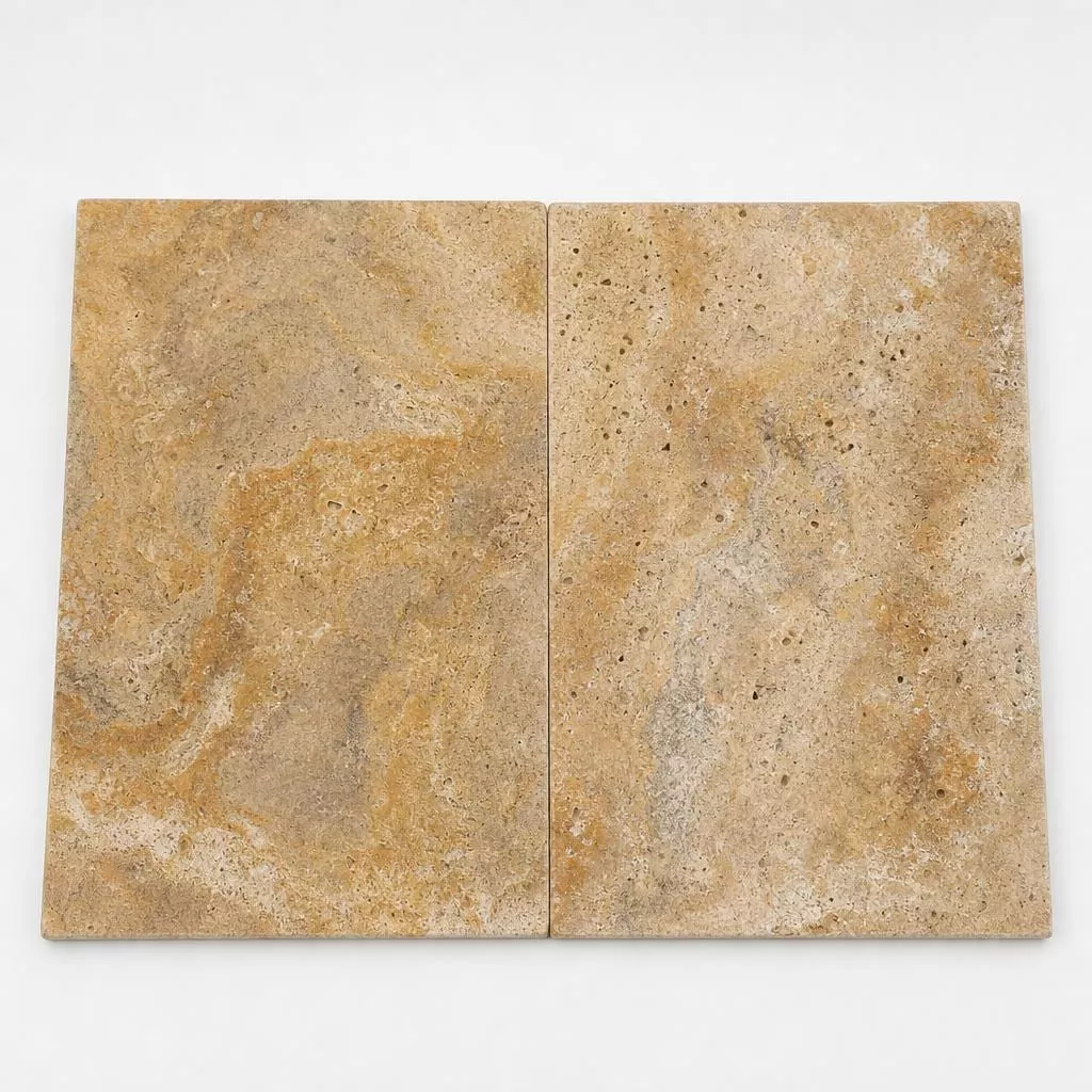 Tuscany Scabas 16x24 HUFB 5CM Travertine Pool Coping