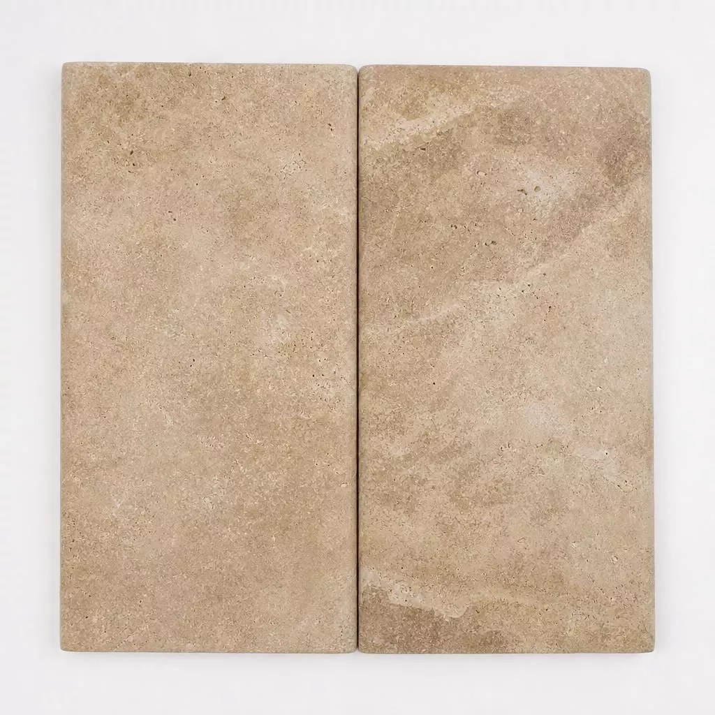 Tuscany Walnut 12x24 HUFB 5CM Travertine Pool Coping