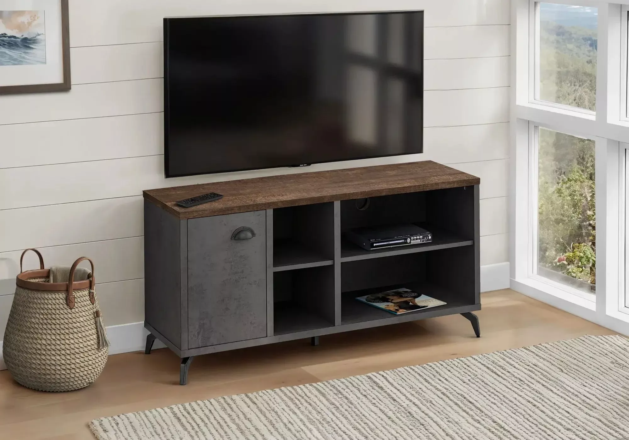 TV Stand, Console, Media Entertainment Center, Storage Cabinet, And Contemporary & Modern