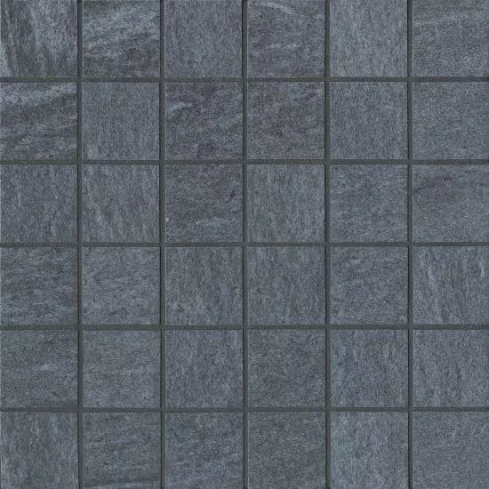 Urban 2.0 Raven Black 2x2 Square Honed PorcelainMosaic