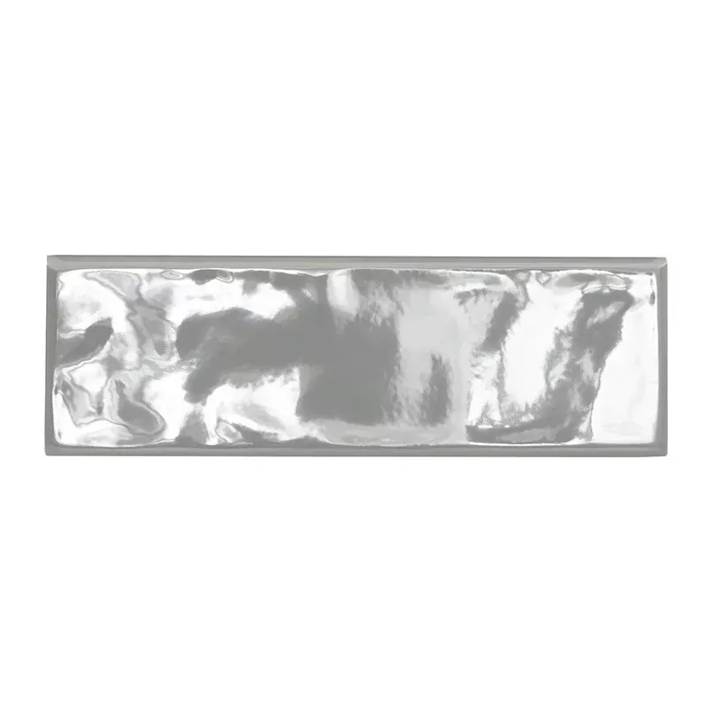 Urbano Graphite 4x12 Bullnose Glossy Ceramic Tile Trim