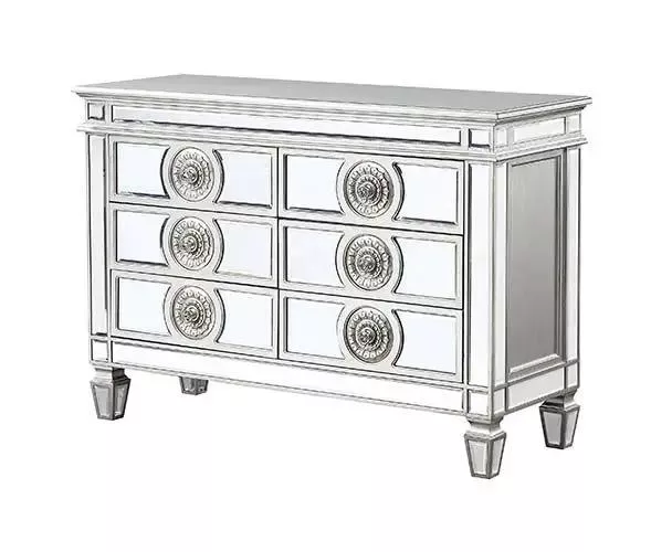Varian - 34" Server - Mirrored & Antique Platinum