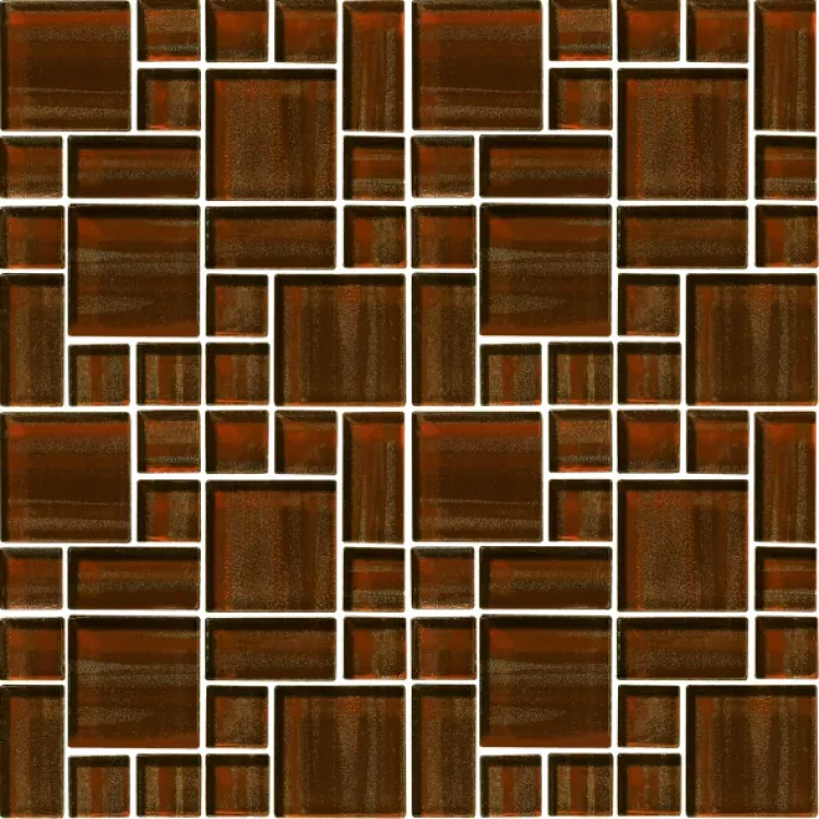 Venice Odyssey Brown 12x12 Glass Mosaic