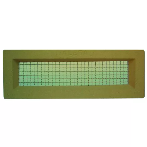 Vent Cream 455 x 160 Brass Wire Ventilation Aleta
