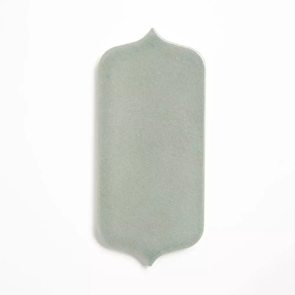 Verdant Crackled Tear Field Ceramic Tiles 3 5/8x8