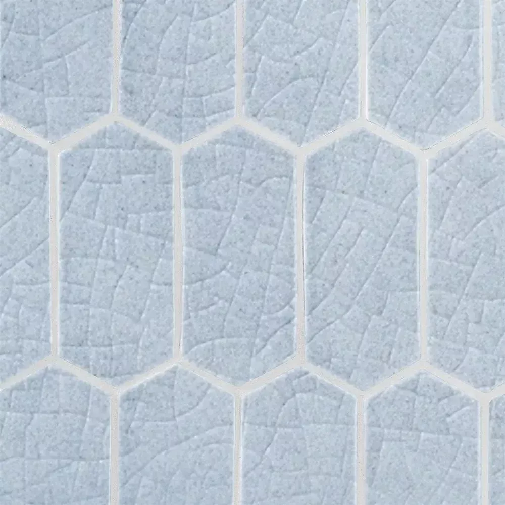 Vinca Crackled Picket Ceramic Accent Tiles 3x6