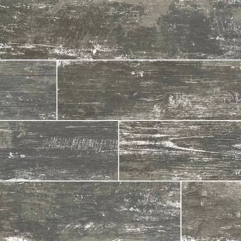 Vintage Silver 8x36 Matte Porcelain Wood Look Plank