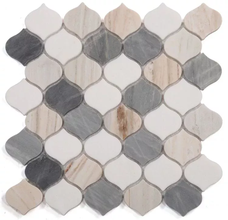 Water Drop Beach 2x4 Marble Mosaic