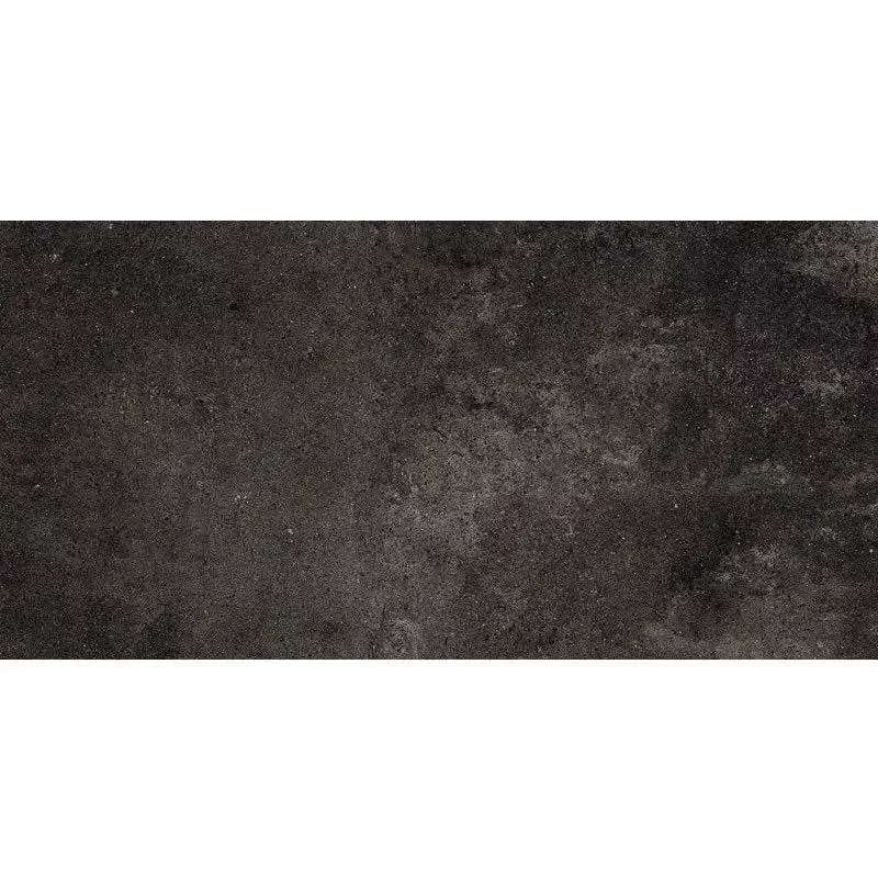 Weathered Black Matte Porcelain Tiles 18x36