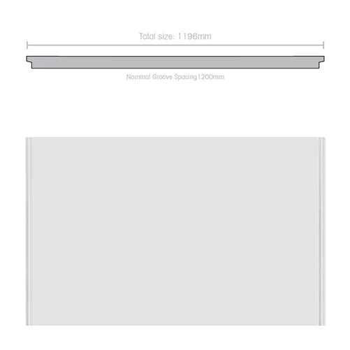Weathertex 2745 x 1196 x 9.5mm WeatherGroove Smooth 1200mm Groove