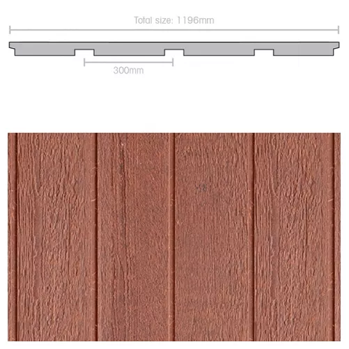Weathertex 3660 x 1196 x 9.5mm Natural 300mm Groove