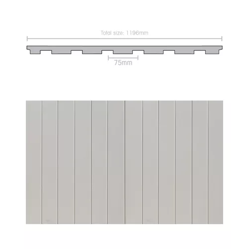 Weathertex 3660 x 1196 x 9.5mm WeatherGroove Smooth 75mm Groove