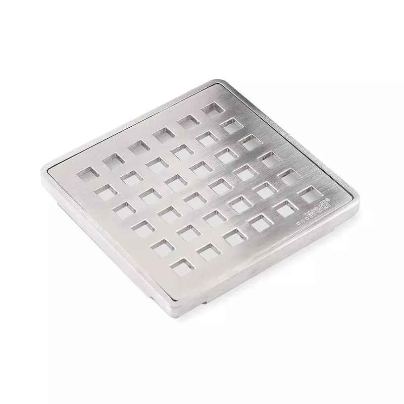 Wedi Brushed Steel Drain Grate