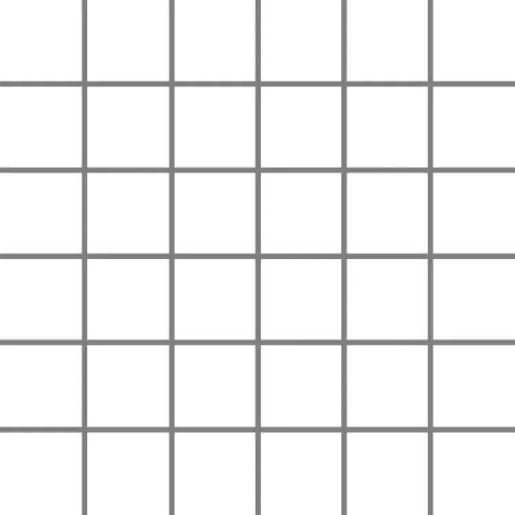 White 2x2 Matte Ceramic Mosaic