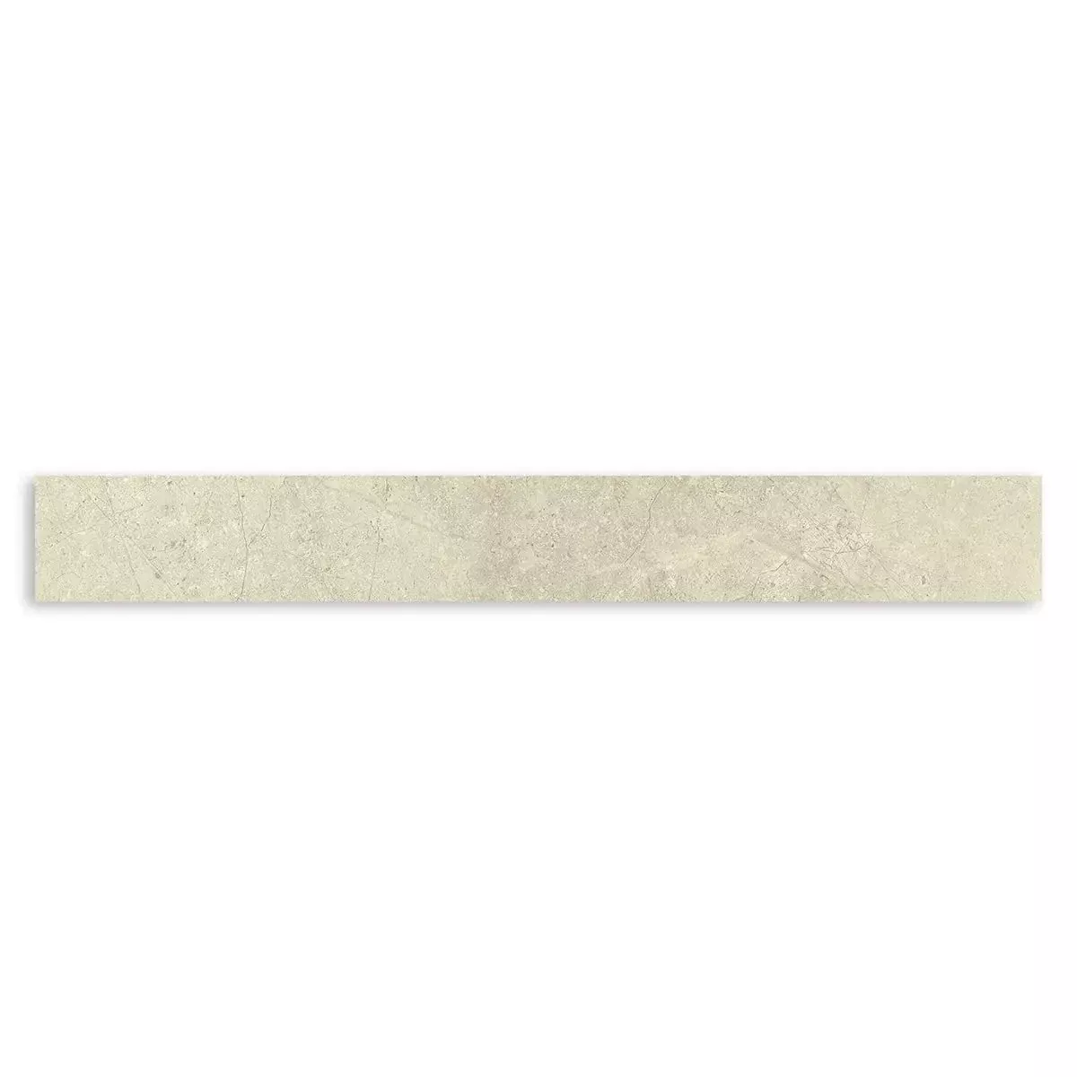 White Matte Bullnose Porcelain Moldings 3x24