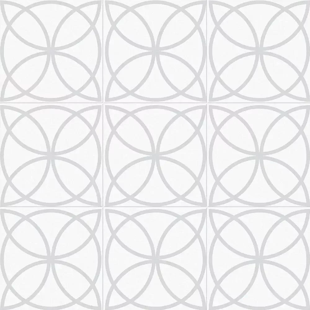 White Matte Colore Look Porcelain Tiles 8x8