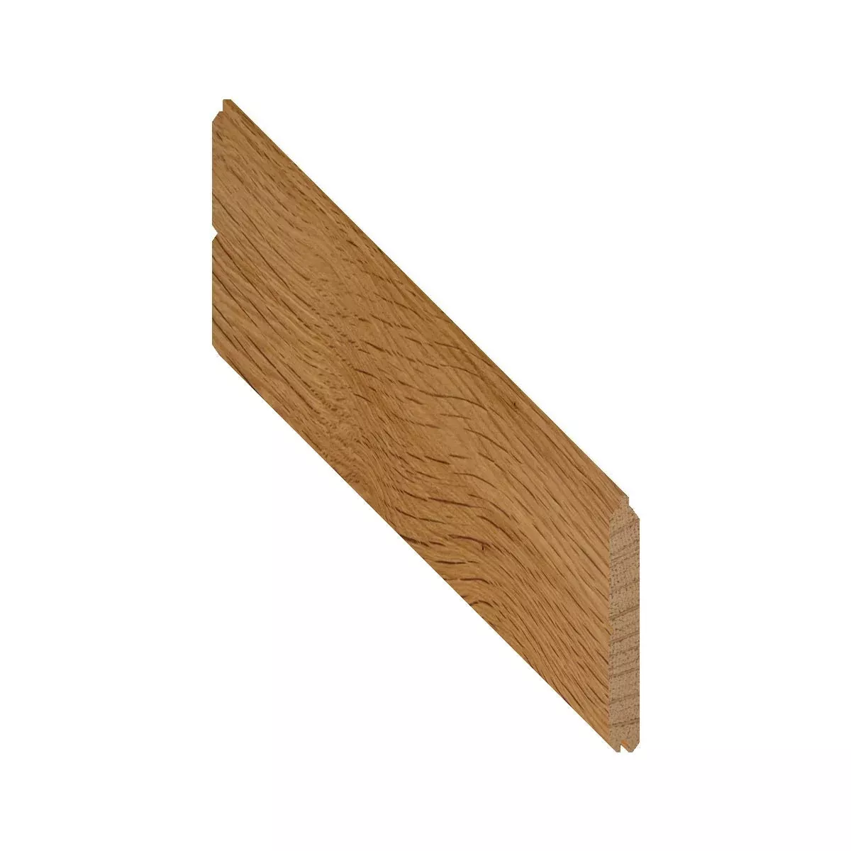 White Oak Center V Joint Wall Treatment Molding