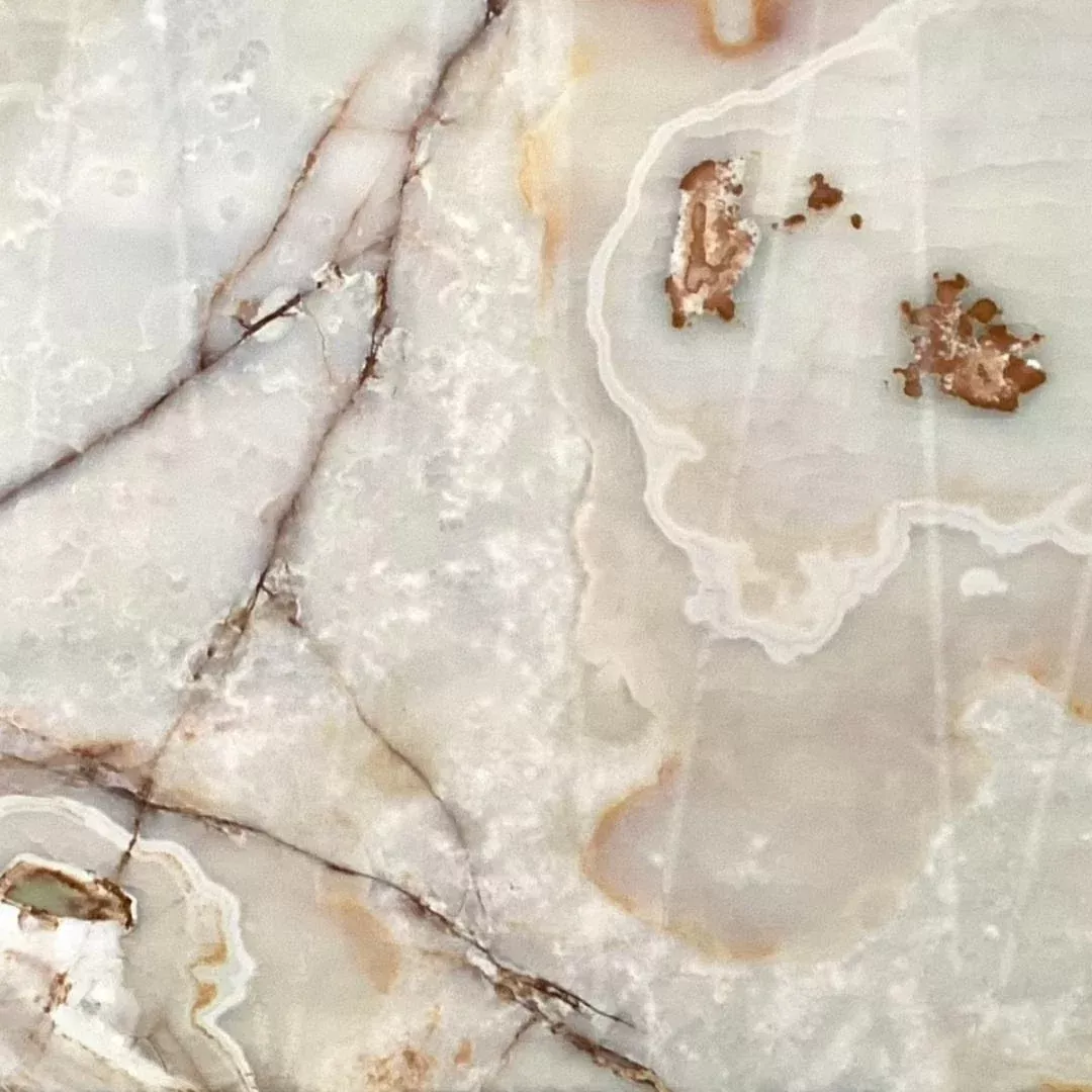 WHITE TERRANOVA Onyx polished 2cm thick - Slab
