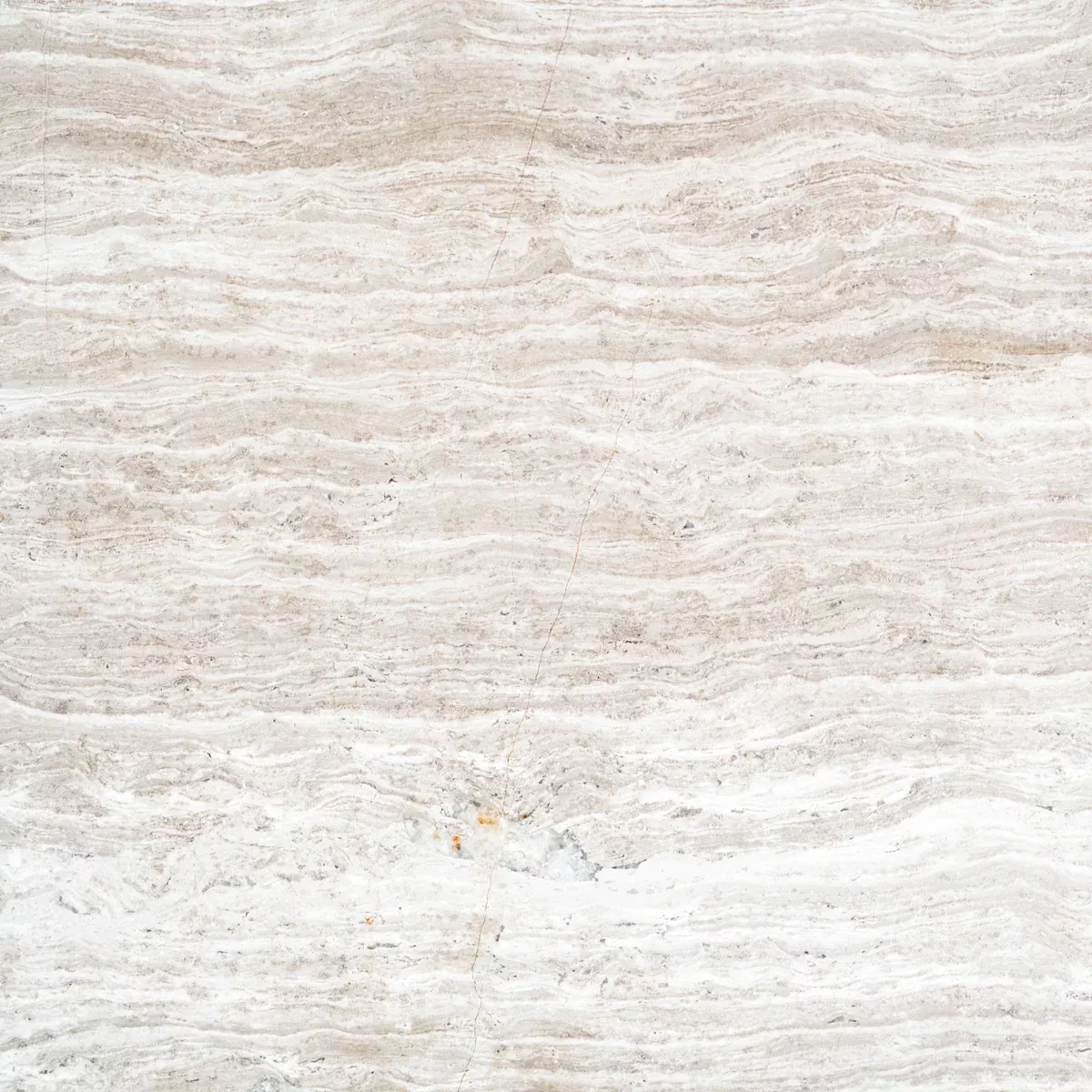 White Wood Marble Tile - Honed