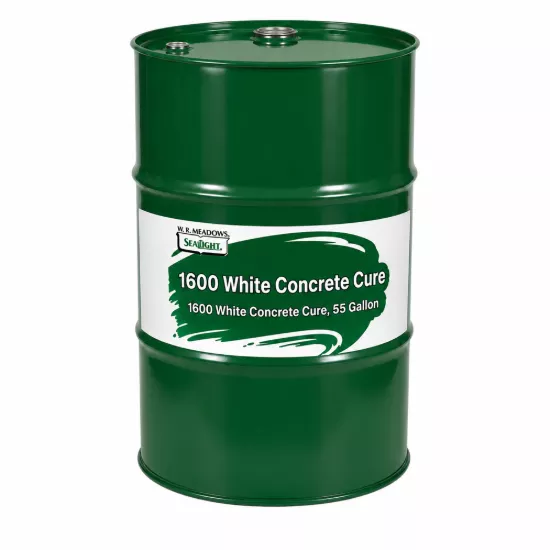 WR Meadows 1600 White Concrete Cure - 55 Gallon