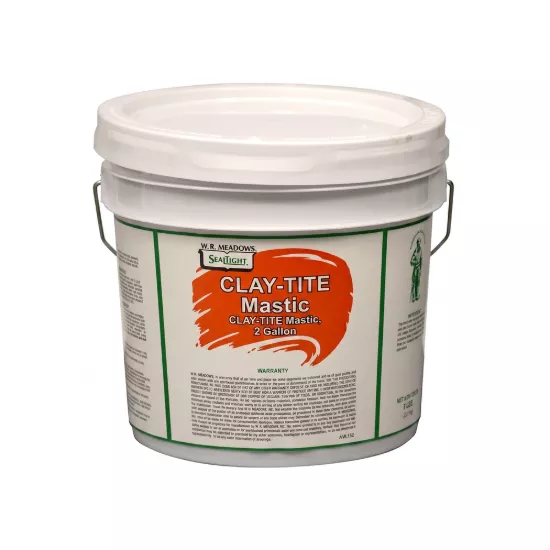 WR Meadows CLAY-TITE Mastic - 2 Gallon