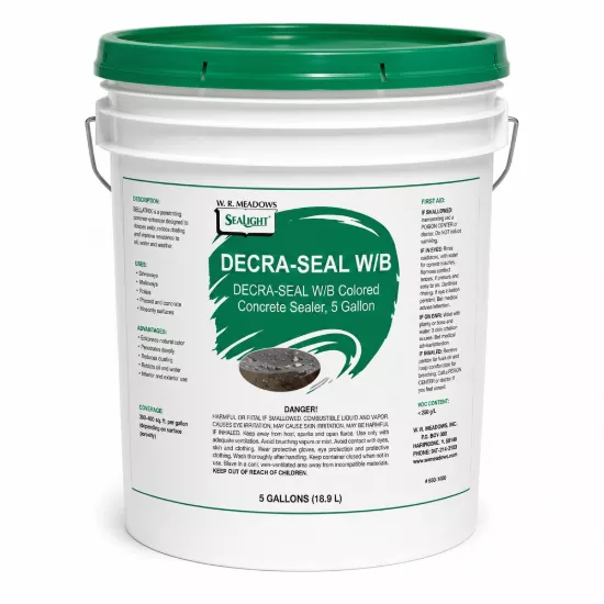 WR Meadows DECRA-SEAL W/B Colored Concrete Sealer - 5 Gallon