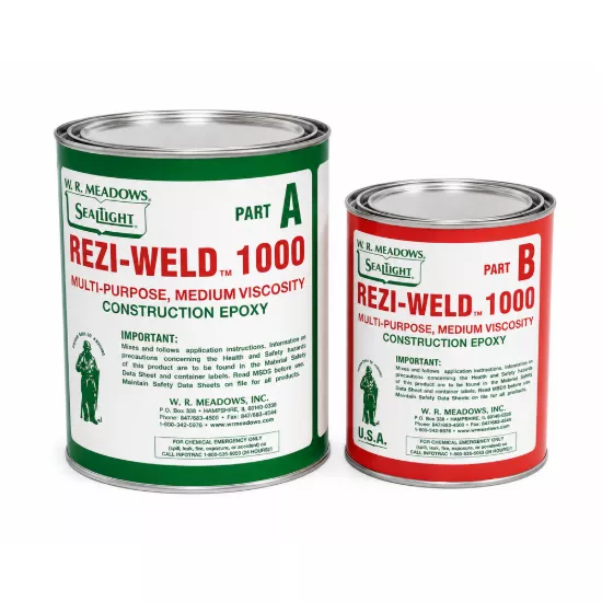 WR Meadows REZI-WELD 1000 Epoxy - 1 Gallon Kit (Sold Per Case of 4)