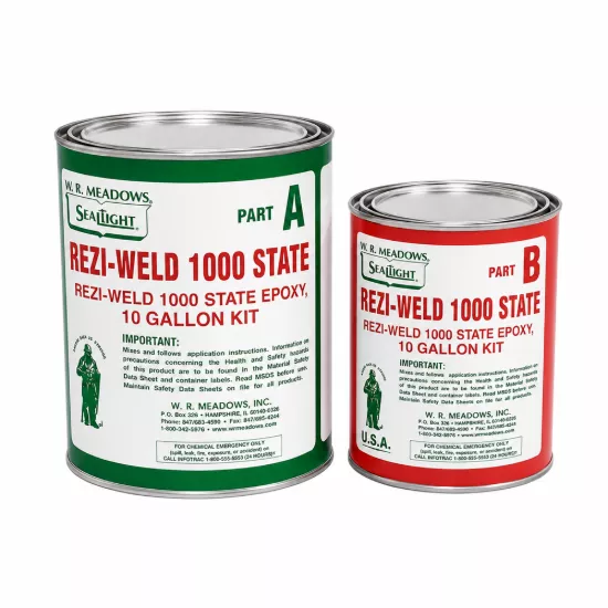 WR Meadows REZI-WELD 1000 STATE Epoxy - 10 Gallon Kit