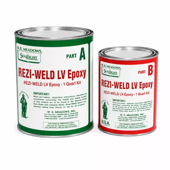 WR Meadows REZI-WELD LV Epoxy - 1 Quart Kit (Sold Per Case of 6)