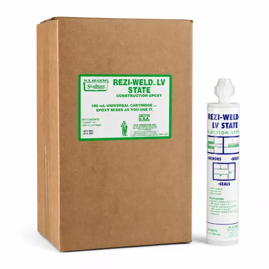 WR Meadows REZI-WELD LV STATE Epoxy - 16 oz Cartridge (Sold Per Case of 12)