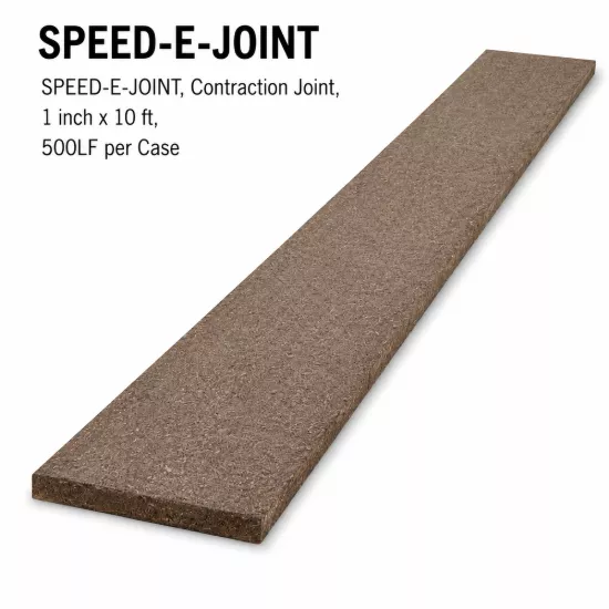 WR Meadows SPEED-E-JOINT - Contraction Joint - 1" x 10' - 500LF/Case